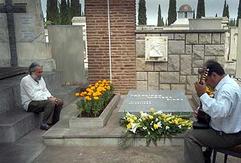 Homenaje a Francisco Tárrega a pie de tumba