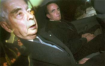 Vicente Fox, en su residencia oficial de Los Pinos.