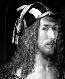 Autorretrato de Durero de 1498, procedente del Museo del Prado.
