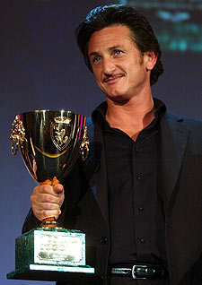 Sean Penn, premiado en la Mostra de Venecia.