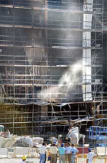 Susto en el edificio Fòrum
