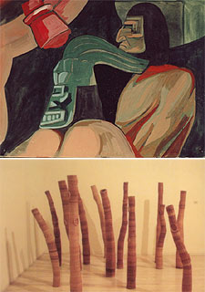  Cabeza de guerrero indígena,  de José Clemente Orozco.