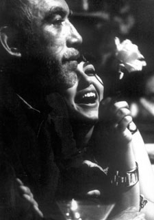 Fotografía de Erich Lessing del rodaje de  Zorba el Griego. 