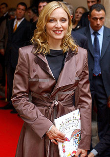 Madonna, ayer en París.