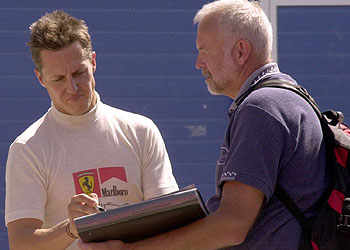 Schumacher prepara en Jerez el final del Mundial