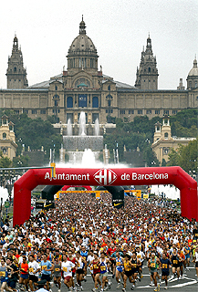 7.300 participantes en las dos carreras de la Mercè
