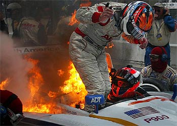 Impasible ante las llamas