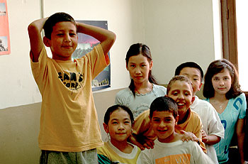 Aula de enlace del colegio público madrileño Vázquez de Mella.