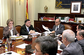 Reunión del Pleno del Consejo General del Poder Judicial.