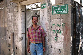 Kayed Hammad, vecino del campo de refugiados de Jabalia, en la franja de Gaza.