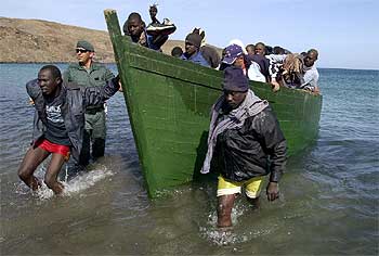 150 inmigrantes llegan en cinco pateras a Fuerteventura