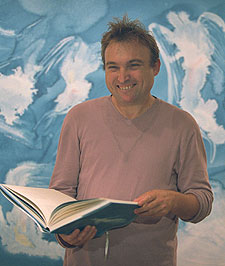 Miquel Barceló, ayer, al presentar  Paraíso  en Madrid.