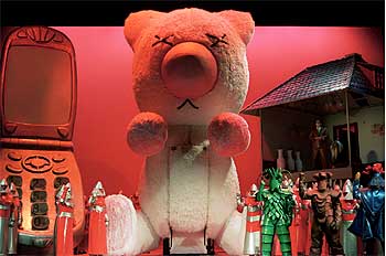 Una imagen de la escenografía de la ópera 'Turandot', estrenada en Berlín.