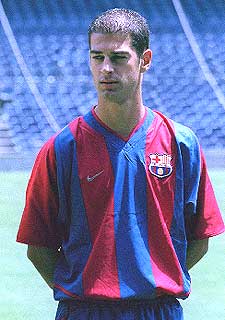 Gerard, posando con el uniforme azulgrana.