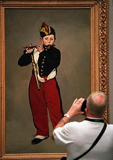 El cuadro  El pífano , de Manet, pintado en 1866 (Museo d'Orsay, París).
