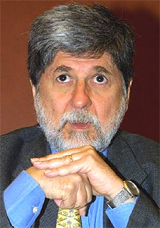 Celso Amorim, ministro de Asuntos Exteriores brasileño, en una foto de archivo.rnrn  AP