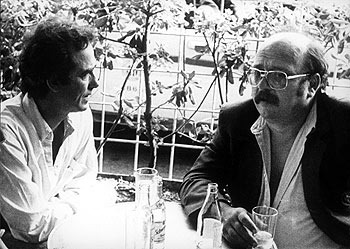 Joan Manuel Serrat con Manuel Vázquez Montalbán, dos grandes  culés .