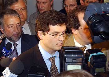 Paulo Pedroso,  número dos  y portavoz del Partido Socialista, imputado en los casos de pedofilia.