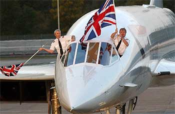 Último vuelo del Concorde de Nueva York a Londres