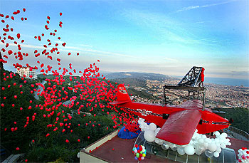 75 años sobrevolando el Tibidabo