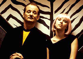 Bill Murray y Scarlett Johansson, en una escena de  Lost in translation. 