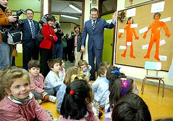 El 'lehendakari', a la 'ikastola'