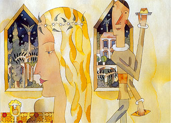 Imagen del poemario 'El bosque de mi abecedario', de Pedro Villar, ilustrado por  Miguel Calatayud.