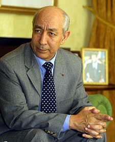 Driss Jettu, primer ministro marroquí.