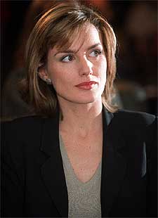 Letizia Ortiz Rocasolano, prometida del príncipe de Asturias.rnrn GORKA LEJARCEGI