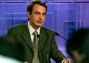 José Luis Rodríguez Zapatero, líder del PSOE, en una imagen de archivo.