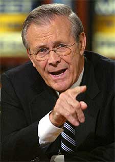 Donald Rumsfeld.
