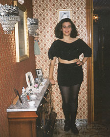 Méndez, con 16 años, poco antes de abandonar su casa.