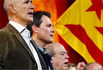 El 'tridente' arremete contra Esquerra Republicana