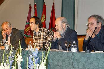 Antonio Carvajal, Ernesto Ortiz, José Manuel Caballero y Antonio Jiménez (de izquierda a derecha).