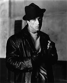Sylvester Stallone, en un fotograma de  Rocky V .