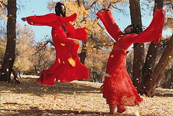 Fotograma de  Hero,  de Zhang Yimou.