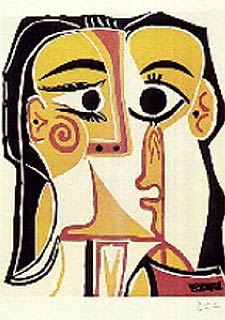  Portrait stylisé de Jacqueline , de Picasso.