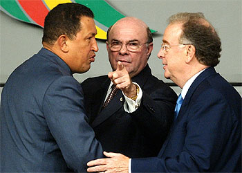 Imagen de la clausura de la XIII Cumbre Iberoamericana.