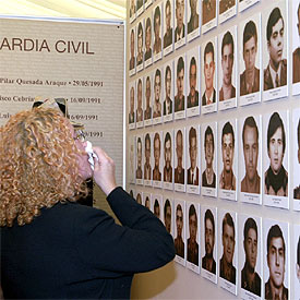 Homenaje a los guardias civiles víctimas de ETA