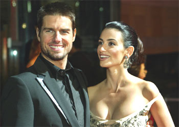 Penélope Cruz y Tom Cruise promocionan 'El último samurái' en Japón