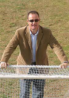 Víctor Fernández, el pasado jueves, en la ciudad deportiva de Heliópolis.