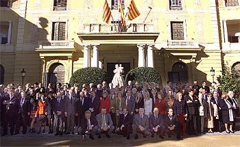 Recepción en el Palacio de Pedralbes