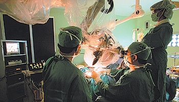 Neurocirugía en el hospital de la Princesa de Madrid.