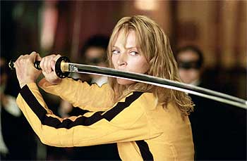 Uma Thurman, en un fotograma de  Kill Bill  , de Quentin Tarantino. 