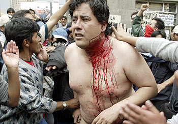 Violencia en la Universidad boliviana