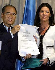 Embajadora de la Unesco