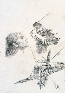 Dibujos inéditos que aparecen en el libro  Dalí íntimo  y que fue presentado ayer en Madrid.