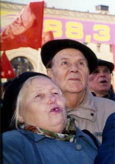 Manifestación en Moscú.