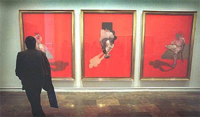 Tríptico realizado por Bacon en óleo y pastel sobre lienzo en 1983.
