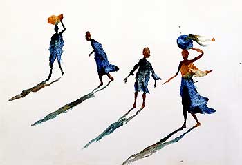  Le vent,  1999, una de las obras expuestas en la muestra de São Paulo.